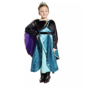 Disney Store Frozen Anna Coronation Dress Girls 7 8 Costume Cape Princess Deluxe